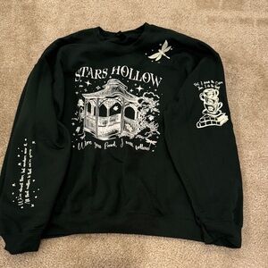 Stars Hollow forest green Sweater